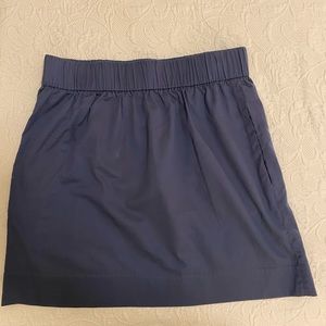 J Crew Blue Cotton Skirt - Size 6